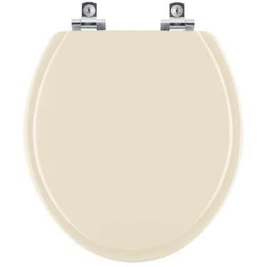 Imagem de Assento Sanitário Com Amortecedor Convencional Oval Creme Para Vaso Deca
