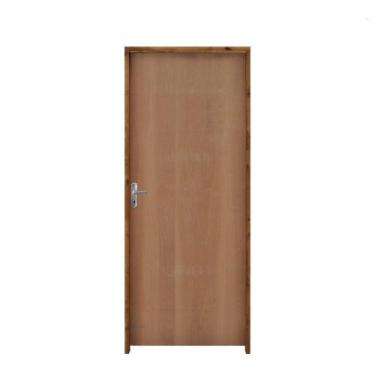 Imagem de Kit Porta Lisa de Madeira Padrão Imbuia 72 X 2.10 Batente Ecológico 11