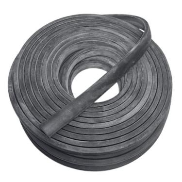 Imagem de Borracha Perfil Esponjoso Vedação 30x10mm Macio - 5 Metros Borrachas L