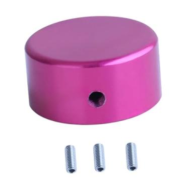 Imagem de Almencla Efeitos de guitarra Tampa de pino Pedal Stomp Knob não deslizamento de instalação fácil Efeitos de guitarra Tampa de proteção de peças para pedais de, Roxo