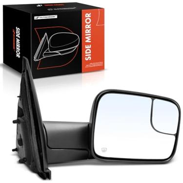 Imagem de A-Premium Espelho retrovisor elétrico do lado do passageiro - compatível com Dodge Ram 1500 2002-2008, Ram 2500/3500 2002-2009 - Retrovisor retrovisor externo externo aquecido manual preto