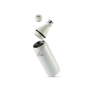 Imagem de Garrafa Térmica Slim Bottle Cream Gloss Stanley 591Ml