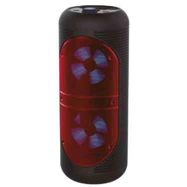 Imagem de Caixa de Som Portátil AL5201, Bluetooth 5.0, 16W RMS, FM, USB, com Microfone e Controle Remoto, 3 Cores (vermelho)