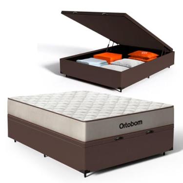 Imagem de Cama Box Baú com Colchão de Espuma D60 Double Face Force Dream - Ortobom Casal 138cm