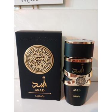 Imagem de Perfume Masculino Lattafa Asad Black Eau de Parfum 100ml Importado ori