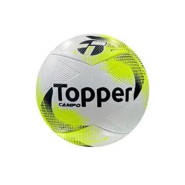 Imagem de Bola Futebol Campo/Society/Futsal Oficial Topper Slick, Amarelo futsal