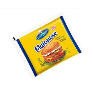 Imagem de Maionese Lanchero Bag 3kg Kit com 01 Unidade