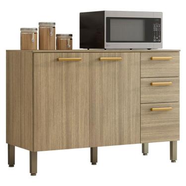 Imagem de Balcão De Pia Urbane 120 Cm Com Tampo Freijó - Kits Paraná