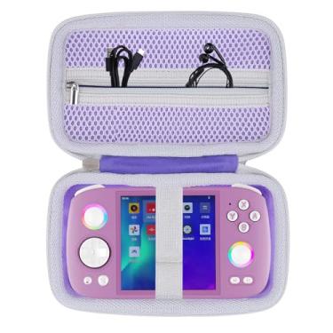 Imagem de khanka Estojo Rígido De Viagem Para Console Videogame Portátil Anbernic Rg Cube Unisoc T820, Somente Estojo. (Roxo)