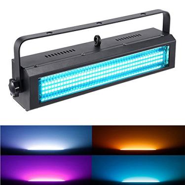 Imagem de MFL. Luz Estroboscópica S100 132-Led Rgb Iluminação De Palco Blinder E Wash Dj Luzes Discoteca Modos Ativados Por Som Controle Dmx Tudo Em Um Para Festas Shows