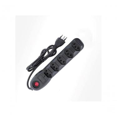 Imagem de Filtro De Linha 5 Tomadas Pp 0,75 1m Bivolt Preto