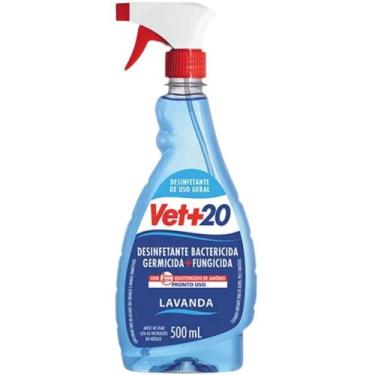 Imagem de Desinfetante Bactericida Pronto Uso Vet+ 20 500ml Spray - Vet+20, Lava