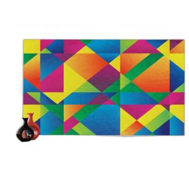 Imagem de Papel De Parede Geométrico Formas Linhas Cores 3,5M Gmt67 - Você Decor