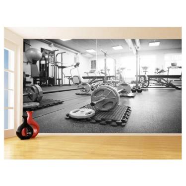 Imagem de Papel De Parede 3D Academia Exercício Exercício Funcional 3,5M Aca15 -