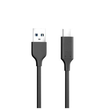 Imagem de Cabo usb tipo-c 1M LE Para Samsung A06 A16 A26 A36 A56 - Hrebos, Preto