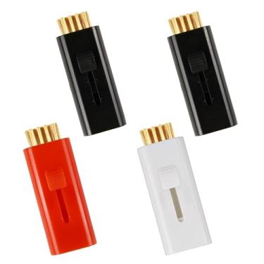 Imagem de lyehip Escova retrátil para limpeza de taco de golfe multicolorida, 4 peças, mini bolso para limpeza de ranhuras, ferramenta dupla face, acessórios de limpeza de clube, presente ideal para homens e