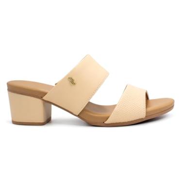 Imagem de Tamanco Usaflex Feminino Salto Bloco Pessego Suave Ae3201039 34