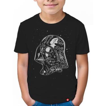 Imagem de Camiseta Infantil Darth Vader - KING OF GEEK, Preto, 10