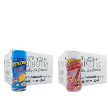 Imagem de Temperos Pipoca - 12 Frascos - 6 Queijo - 6 Sal Do Himalaia - Flavored