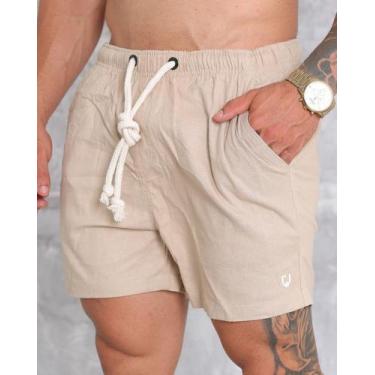 Imagem de Short jeans curto masculino linho - Supreme 