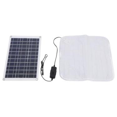 Imagem de Acouto Kit de Manta Aquecida Portátil do Painel Solar | Aquecimento de 50w para Acampar, Caminhadas e Atividades Ao Ar Livre
