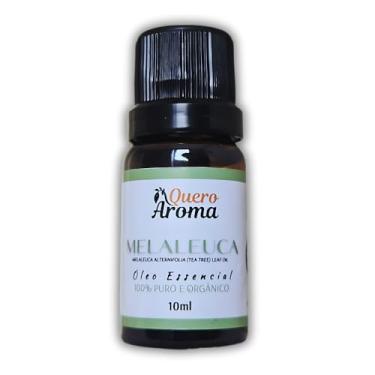 Imagem de Óleo Essencial de Melaleuca 10ml – 100% Puro e Natural – Ideal para Difusor, Aromaterapia e Cuidados com a Pele – Aroma Fresco e Medicinal – Quero Aroma