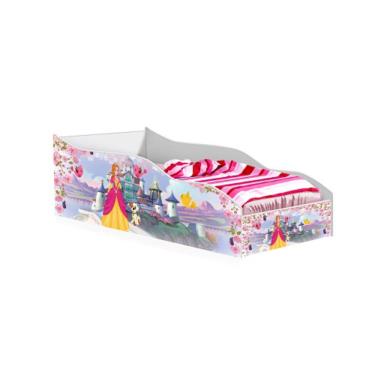 Imagem de Cama Carro Infantil Castelo Princesa 400 – Gabrielli Móveis