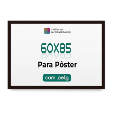 Imagem de Moldura 60x85 Cm A1 Sem Vidro Quadro Poster Foto Impressão petg