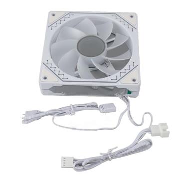 Imagem de Ventilador de Estojo de 120 Mm Argb Case Cooler Fan, 5V 3 Pinos Argb LED de Resfriamento do Estojo da Caixa, Ventilador de Computador Silencioso PWM, Ventilador Interno de