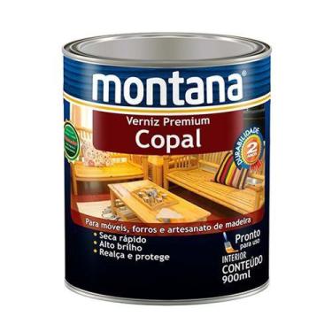 Imagem de Verniz Copal Alto Brilho 900ml - Montana Secagem Rápida e Durabilidade
