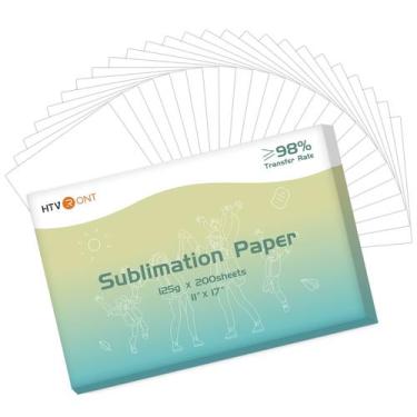Imagem de Papel de sublimação HTVRONT 11x17 polegadas - 200 folhas