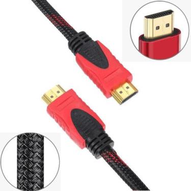 Imagem de Cabo Mini-Hdmi x Hdmi Full Hd 1080p Blindado Flexível Nylon (1.5m) - Y