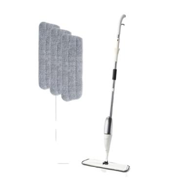 Imagem de Mop Spray Magico Esfregão Com Reservatorio Rodo De Limpeza 3 Refis Microfibra