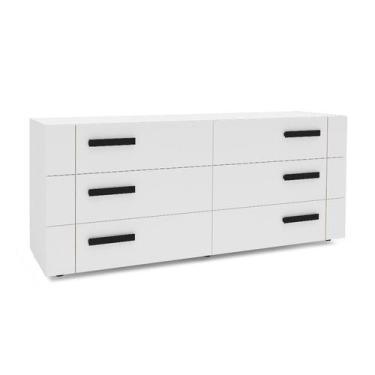 Imagem de Cômoda Lisboa 6 Gavetas Branca - Modern, Branco