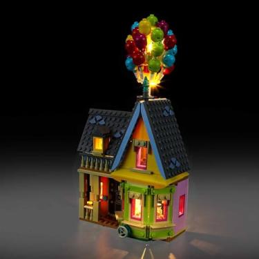Imagem de Mililier Kit De Iluminação Led Para Conjunto Construção Lego Pixar 'Up' House 43217, Compatível Com O Modelo Blocos (Não Incluso)