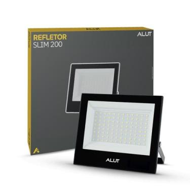 Imagem de Refletor Led 200w 6500k Branco Frio 110v/220v Bivolt a prova d'água Co