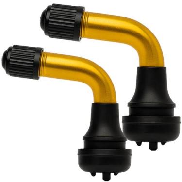 Imagem de 2 Bicos Válvulas Curvada Pvr50 Roda Patinete Elétrico Scooter Citycoco