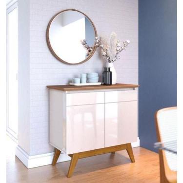Imagem de Aparador Buffet Ambiente Classic 2 Portas Off White Freijó - Imcal - I