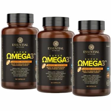 Imagem de Kit 3x Super Omega 3 TG Gastro Resistant - (90caps) - Essential Nutrition