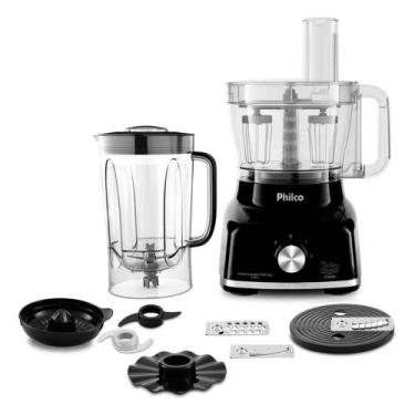 Imagem de Multiprocessador de Alimentos Philco Preto 9 em 1 1700w 220v, 110V