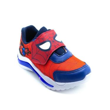 Imagem de Tênis Infantil Menino Mini-pé Homem Aranha - Vermelho e Azul-Masculino