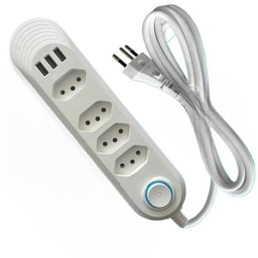 Imagem de Filtro de Linha para Extensão Elétrica – Barra de Energia com Proteção Contra Surtos (OI-T0119)