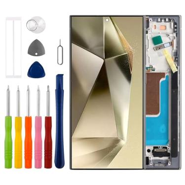 Imagem de Duotipa Tela TFT de 6,8 polegadas compatível com Samsung Galaxy S24 Ultra S928U S928W S928A (versão dos EUA) Tela LCD sensível ao toque com kit de ferramentas de reparo, sem função de impressão
