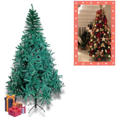 Imagem de Àrvore De Natal Pinheiro Grande Cheia 2,40m E 1400 Galhos Robusta Lind