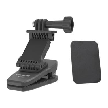 Imagem de AsrMyjcx Suporte para Mochila com Alça para Câmera Esportiva, Suporte para Mochila com Vários ângulos de Fixação