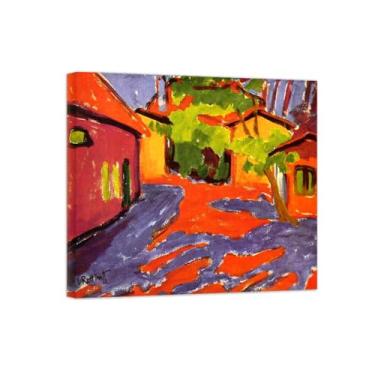 Imagem de Pinturas Famosas Arte Parede-Imagens em Tela-Farm-Pôster e Impressões para Sala de Estar Quarto Casa 20x25cm8x10in Tela Embrulhada