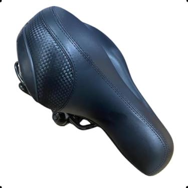 Imagem de Selim Banco Bicicleta Vazado Gel Preto 2 Molas