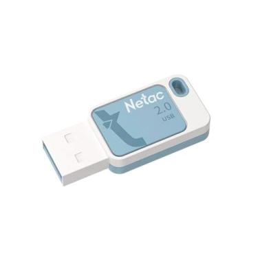 Imagem de PENDRIVE 8GB UA31 EM PLASTICO AZUL USB 2.0 NETAC NT03UA31N-008G-20BL