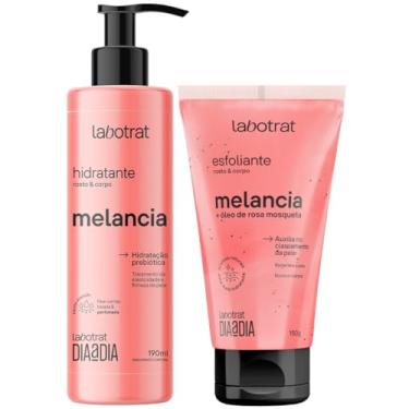Imagem de Kit Hidratante + Esfoliante Corpo E Rosto Labotrat Dia A Dia Cheiro De Fruta Melancia 190ml