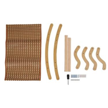 Imagem de Diydeg Cama de Cachorro Elevada para Cachorro Pequeno, Animal de Estimação Elevada Removível Lavável Vime de Vime de Madeira Cama de Rede de Gato Respirável de Gato Levantada para